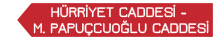 Hürriyet Caddesi-Melih Papuçcuoğlu Bulvarı